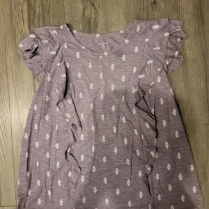 NWT Tee shirt with Ruffles